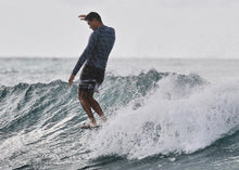 Load image into Gallery viewer, 'IWA Ho'āuna Kāne Rash Guard (ASH)