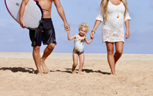 Load image into Gallery viewer, 'IWA + Moon Keiki BodySuit (Coco)