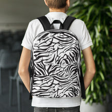 Load image into Gallery viewer, 'IWA Zebra Backpack