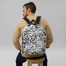 Load image into Gallery viewer, 'IWA Zebra Backpack