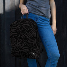 Load image into Gallery viewer, 'IWA Zebra Backpack (Midnight 'IWA)