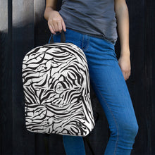 Load image into Gallery viewer, 'IWA Zebra Backpack