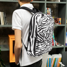 Load image into Gallery viewer, 'IWA Zebra Backpack