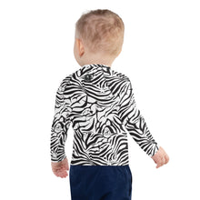 Load image into Gallery viewer, 'IWA Zebra Keiki Rash Guard