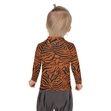 Load image into Gallery viewer, 'IWA Zebra Keiki Rash Guard (Tiger)