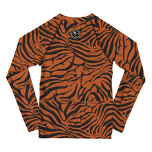 Load image into Gallery viewer, 'IWA Zebra Keiki Rash Guard (Tiger)