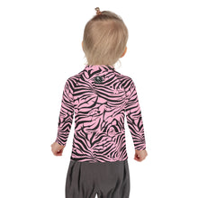 Load image into Gallery viewer, 'IWA Zebra Keiki Rash Guard (Rosè)