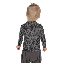 Load image into Gallery viewer, 'IWA Zebra Keiki Rash Guard (Shadow)