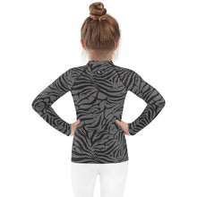 Load image into Gallery viewer, 'IWA Zebra Keiki Rash Guard (Shadow)