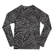 Load image into Gallery viewer, 'IWA Zebra Keiki Rash Guard (Shadow)