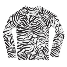 Load image into Gallery viewer, 'IWA Zebra Keiki Rash Guard