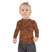 Load image into Gallery viewer, 'IWA Zebra Keiki Rash Guard (Tiger)