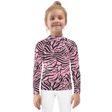 Load image into Gallery viewer, 'IWA Zebra Keiki Rash Guard (Rosè)