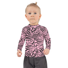 Load image into Gallery viewer, 'IWA Zebra Keiki Rash Guard (Rosè)