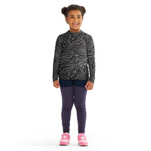 Load image into Gallery viewer, 'IWA Zebra Keiki Rash Guard (Shadow)