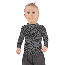 Load image into Gallery viewer, 'IWA Zebra Keiki Rash Guard (Shadow)