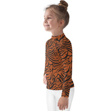 Load image into Gallery viewer, 'IWA Zebra Keiki Rash Guard (Tiger)