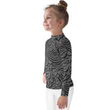 Load image into Gallery viewer, 'IWA Zebra Keiki Rash Guard (Shadow)
