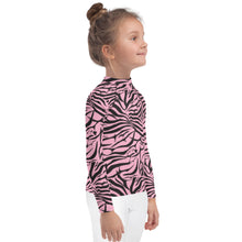 Load image into Gallery viewer, 'IWA Zebra Keiki Rash Guard (Rosè)