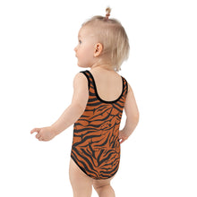 Load image into Gallery viewer, 'IWA Zebra Keiki BodySuit (Tiger)