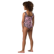 Load image into Gallery viewer, 'IWA Zebra Keiki BodySuit (Rose)