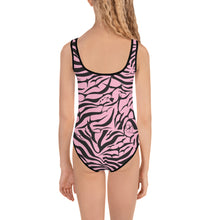 Load image into Gallery viewer, 'IWA Zebra Keiki BodySuit (Rose)