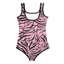 Load image into Gallery viewer, 'IWA Zebra Keiki BodySuit (Rose)