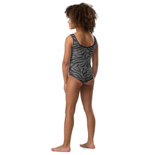 Load image into Gallery viewer, 'IWA Zebra Keiki BodySuit (Shadow)