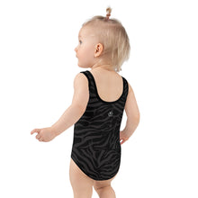 Load image into Gallery viewer, 'IWA Zebra Keiki BodySuit (Midnight 'IWA)