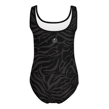 Load image into Gallery viewer, 'IWA Zebra Keiki BodySuit (Midnight 'IWA)