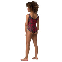 Load image into Gallery viewer, 'IWA Zebra Keiki BodySuit (Wine)