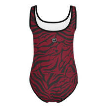 Load image into Gallery viewer, 'IWA Zebra Keiki BodySuit (Wine)