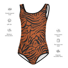 Load image into Gallery viewer, 'IWA Zebra Keiki BodySuit (Tiger)