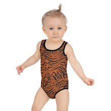 Load image into Gallery viewer, 'IWA Zebra Keiki BodySuit (Tiger)