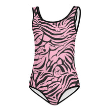 Load image into Gallery viewer, 'IWA Zebra Keiki BodySuit (Rose)