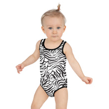 Load image into Gallery viewer, 'IWA Zebra Keiki BodySuit