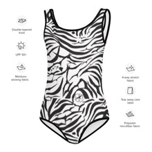 Load image into Gallery viewer, 'IWA Zebra Keiki BodySuit