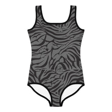 Load image into Gallery viewer, 'IWA Zebra Keiki BodySuit (Shadow)
