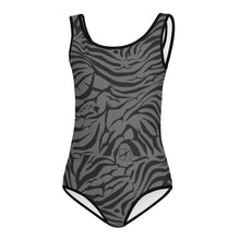 Load image into Gallery viewer, 'IWA Zebra Keiki BodySuit (Shadow)