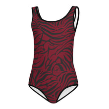 Load image into Gallery viewer, 'IWA Zebra Keiki BodySuit (Wine)
