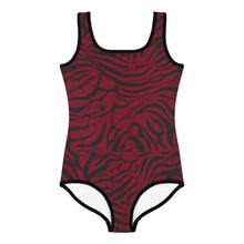 Load image into Gallery viewer, 'IWA Zebra Keiki BodySuit (Wine)