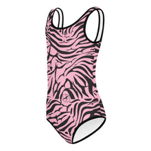 Load image into Gallery viewer, 'IWA Zebra Keiki BodySuit (Rose)