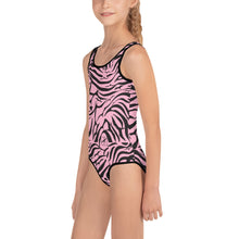 Load image into Gallery viewer, 'IWA Zebra Keiki BodySuit (Rose)