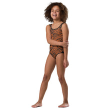 Load image into Gallery viewer, 'IWA Zebra Keiki BodySuit (Tiger)