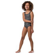 Load image into Gallery viewer, 'IWA Zebra Keiki BodySuit (Shadow)