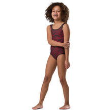 Load image into Gallery viewer, 'IWA Zebra Keiki BodySuit (Wine)