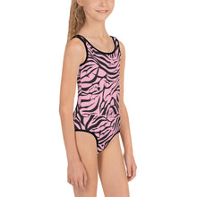 Load image into Gallery viewer, 'IWA Zebra Keiki BodySuit (Rose)