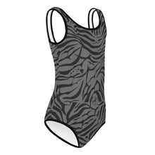Load image into Gallery viewer, 'IWA Zebra Keiki BodySuit (Shadow)