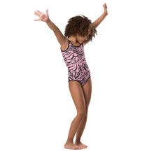 Load image into Gallery viewer, 'IWA Zebra Keiki BodySuit (Rose)