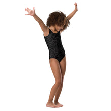 Load image into Gallery viewer, 'IWA Zebra Keiki BodySuit (Midnight 'IWA)